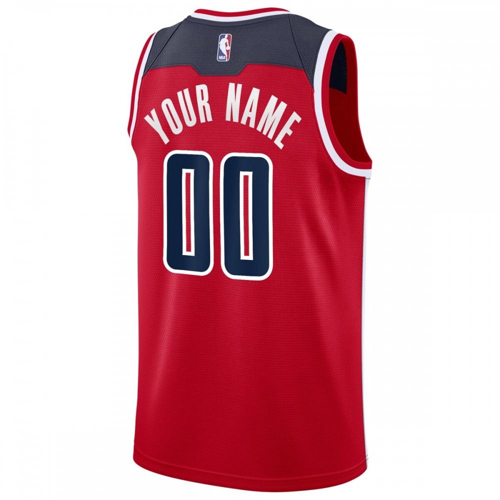 Washington Wizards 2020/21 Swingman Custom Jersey - Icon Edition - Red-Pro Kit Vault | Brand New 26/27 Sports Jerseys
